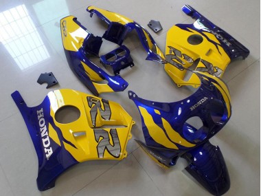 1991-1998 Bleu Jaune CBR250RR MC22 Carénage Moto