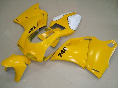 1993-2005 Jaune Ducati 748 916 996 996S Kit Carénages Motos Complet