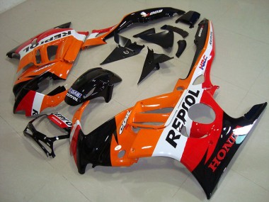 1995-1998 Noir Orange Repsol CBR600 F3 Carénages Moto