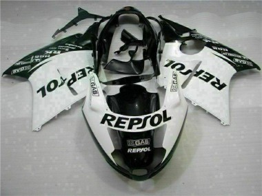 1996-2007 Blanc Noir Repsol CBR1100XX Carénage Moto