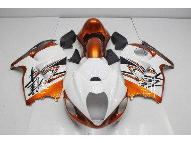 1996-2007 Blanc Orange GSXR 1300 Hayabusa Carénage Moto