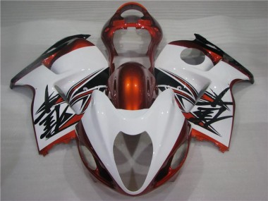 1996-2007 Orange Blanc Noir GSXR 1300 Hayabusa Carénage Moto