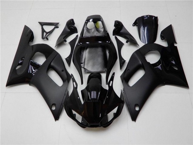 1998-2002 Brillant Noir Mat YZF R6 Carénage Moto