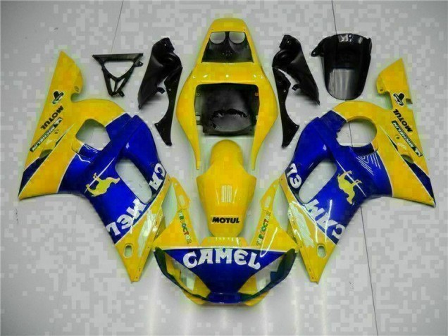 1998-2002 Jaune Bleu YZF R6 Carénage Moto