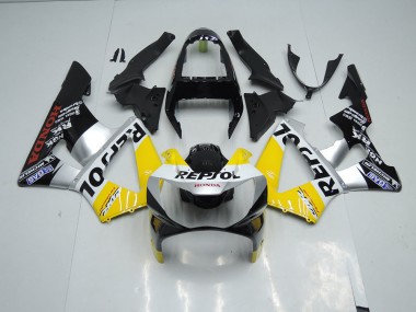 2000-2001 Jaune Argent Noir Repsol CBR900RR 929 Carénage Moto