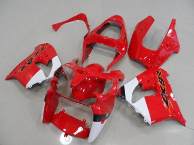 2000-2001 Rouge et Blanc ZX9R Carénage Moto