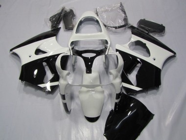 2000-2002 Blanc Noir ZX6R Carénage Moto