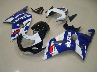 2001-2003 Bleu Blanc GSXR 750 Carénages Moto