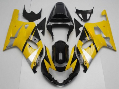 2001-2003 Jaune Noir GSXR 600/750 Carénages Moto