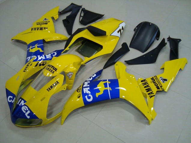 2002-2003 Bleu Jaune YZF R1 Carénage Moto