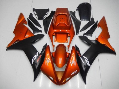 2002-2003 Orange Noir YZF R1 Carénage Moto