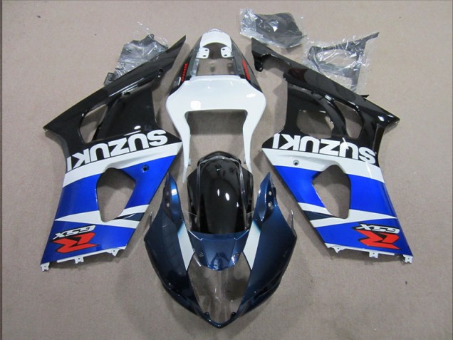 2003-2004 Bleu Blanc Décalque GSXR 1000 Carénage Moto