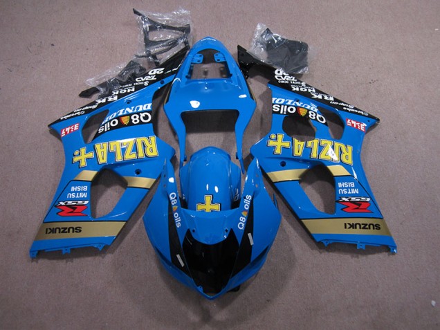 2003-2004 Bleu Rizla Q8 Oils GSXR 1000 Carénage Moto