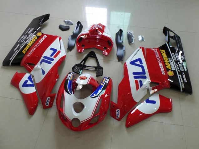 2003-2004 Rouge Fila Ducati 749 999 Carénage Moto