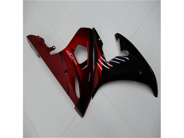 2003-2005 Noir Rouge YZF R6 Carénage Moto