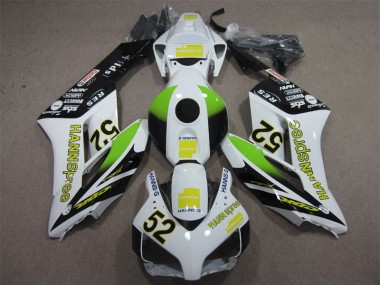 2004-2005 Blanc Vert Hannspree 52 CBR1000RR Carénages Moto