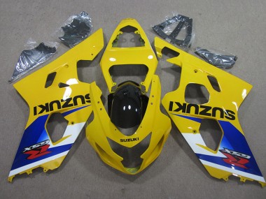 2004-2005 Jaune Bleu GSXR 600 Carénage Moto