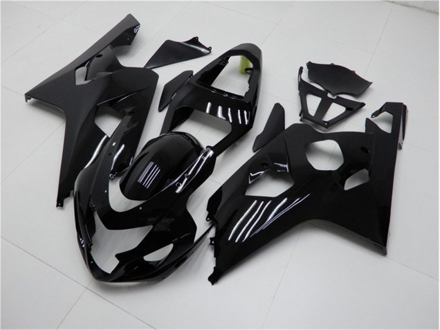 2004-2005 Noir Brillant GSXR 600/750 Carénage Moto