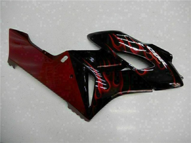 2004-2005 Rouge Flamme Noir CBR1000RR Carénage Moto