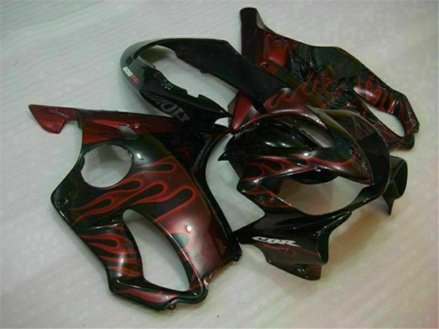 2004-2007 Rouge Flamme CBR600 F4i Carénage Moto