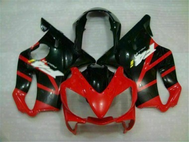 2004-2007 Rouge Noir CBR600 F4i Kit Carénages Motos Complet