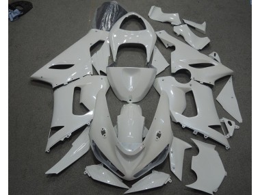 2005-2006 Blanc ZX6R Carénage Moto