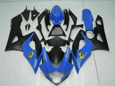 2005-2006 Bleu Noir GSXR 1000 Kit Carénages Motos