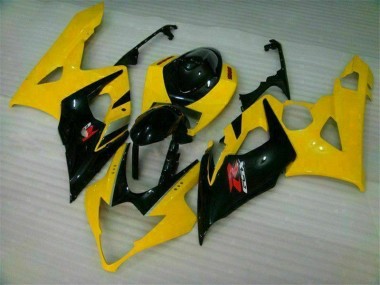 2005-2006 Jaune Noir GSXR 1000 Carénages Moto