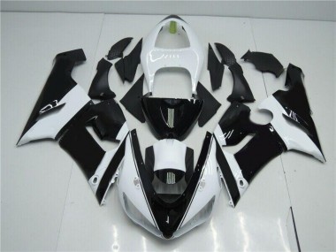 2005-2006 Noir Blanc ZX6R Carénage Moto