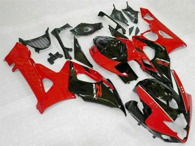 2005-2006 Rouge Noir GSXR 1000 Carrosserie Moto