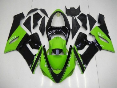 2005-2006 Vert Noir ZX6R Carénages Moto