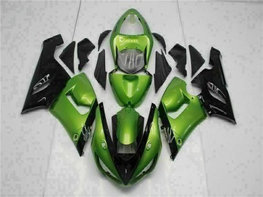 2005-2006 Vert ZX6R Kit Carénages Motos & Plastique