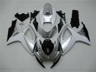 2006-2007 Argent GSXR 600/750 Carénages Moto