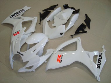 2006-2007 Blanc GSXR 750 Carénage Moto