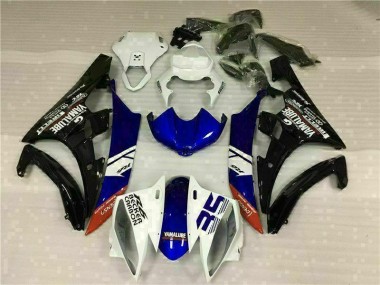 2006-2007 Blanc YZF R6 Carrosserie Moto