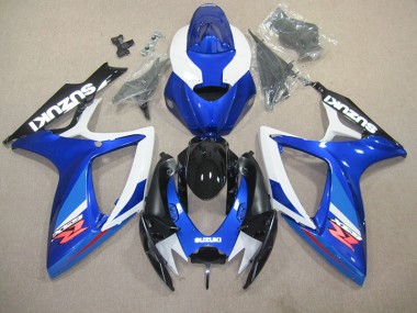 2006-2007 Bleu Blanc GSXR 600 Carrosserie Moto