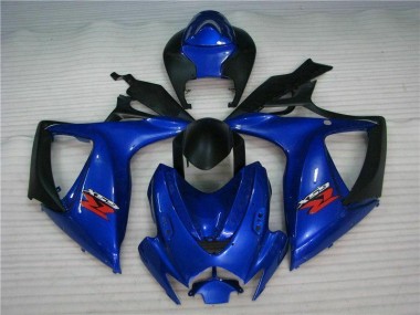 2006-2007 Bleu GSXR 600/750 Carénages Moto ABS