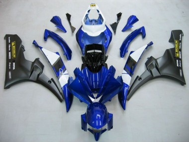 2006-2007 Bleu Noir YZF R6 Kit Carénages Motos