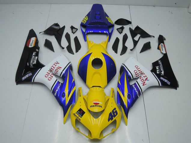 2006-2007 Jaune Nastro CBR1000RR Carénage Moto