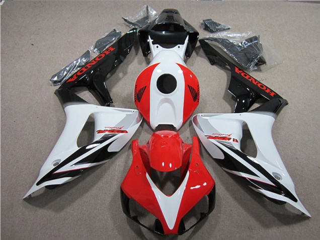 2006-2007 Noir Blanc Rouge Fireblade CBR1000RR Carénage Moto