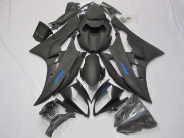 2006-2007 Noir Bleu Décalque YZF R6 Carénage Moto