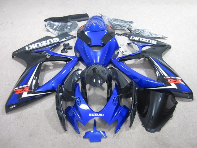 2006-2007 Noir Bleu GSXR 600 Carénage Moto