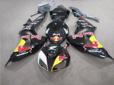 2006-2007 Noir Red Bull CBR1000RR Carénages Moto