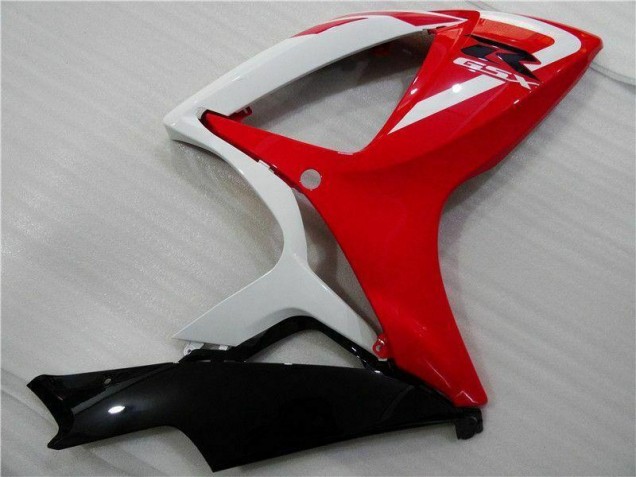 2006-2007 Rouge Blanc GSXR 600/750 Carénage Moto