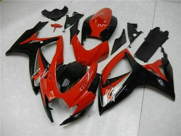 2006-2007 Rouge GSXR 600/750 Carénages Moto