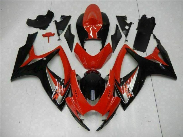 2006-2007 Rouge GSXR 600/750 Carénages Moto