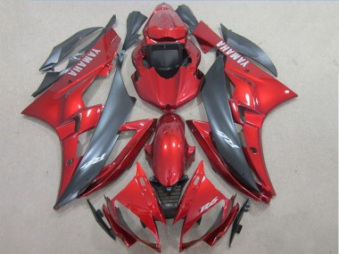 2006-2007 Rouge YZF R6 Carénages Moto