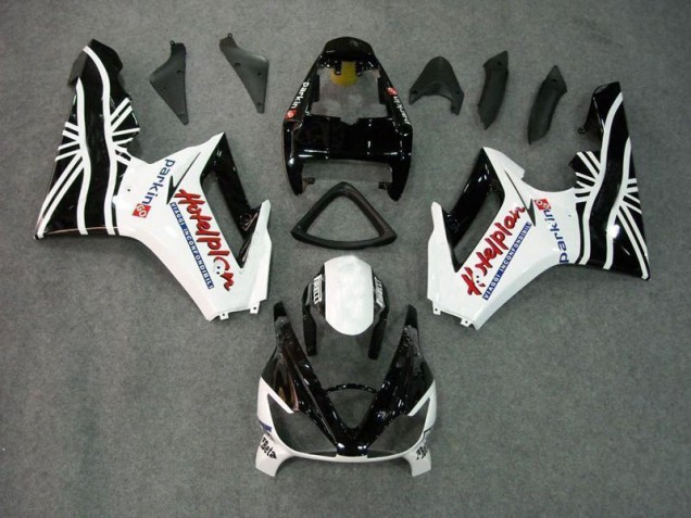 2006-2008 Noir Blanc Daytona 675 Triple Carénage Moto