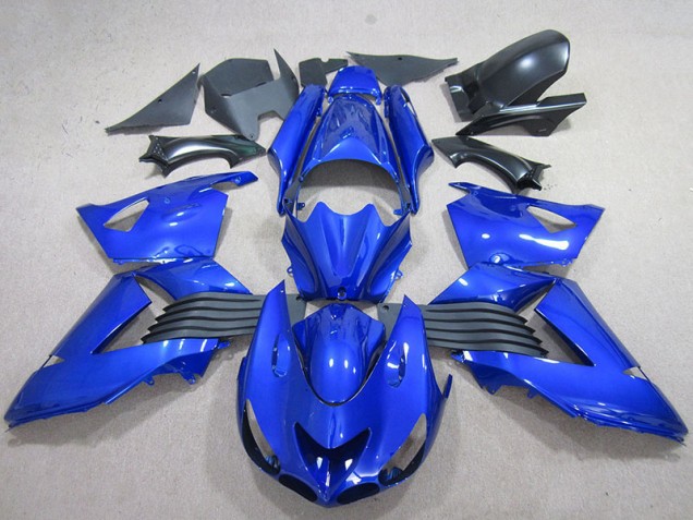 2006-2011 Bleu ZX14R ZZR1400 Carénages Moto