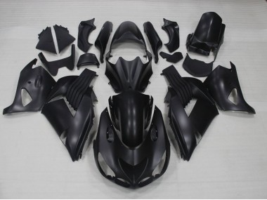 2006-2011 Noir Mat ZX14R ZZR1400 Carénages Moto